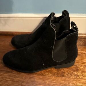 Black Suede Chelsea Boots